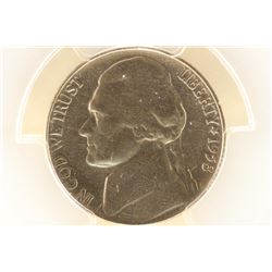 1958 JEFFERSON NICKEL PCGS MS64