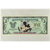 Image 1 : 1998 DISNEY DOLLAR "MICKEY" CRISP UNC