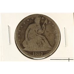 1857-O SEATED LIBERTY HALF DOLLAR