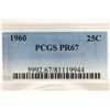 Image 3 : 1960 WASHINGTON SILVER QUARTER PCGS PR67