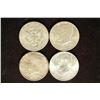 Image 2 : 1964 & 3-1964-D 90% SILVER KENNEDY HALF DOLLARS