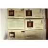 Image 1 : 8 ASSORTED 1ST DAY ISSUE ENVELOPES WITH GOLD
