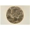 Image 1 : 1945-S KNOB S MERCURY DIME ANACS MS64 FSB