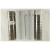 Image 1 : 4-$2 ROLLS OF CANADIAN 5 CENTS 1951, 1952, 1953 &