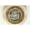 Image 1 : CASINO $10 SILVER TOKEN (UNC) MGM GRAND