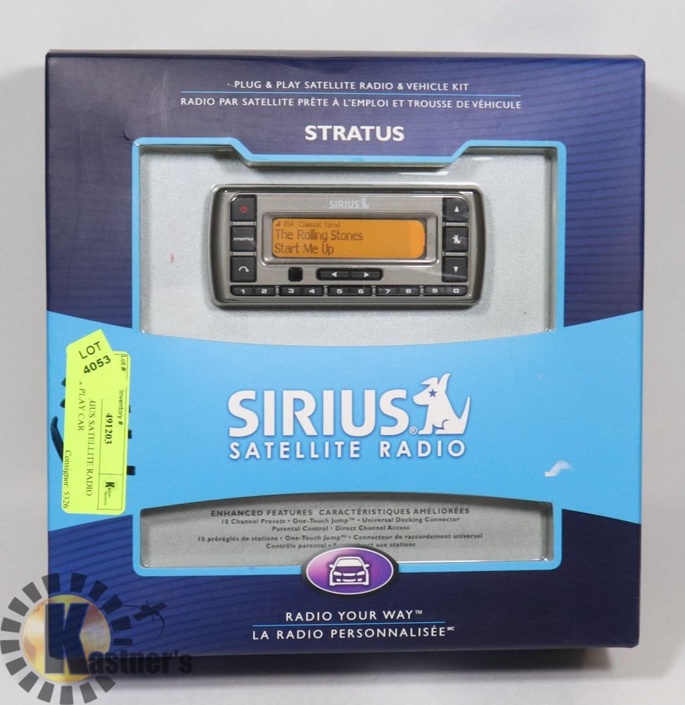 SEALED SIRIUS SATELLITE RADIO PLUG & PLAY CAR