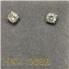 Image 1 : 14K YELLOW GOLD 2 DIAMOND(0.24CT)  EARRINGS