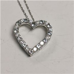 SIMULATED AQUA  PENDANT