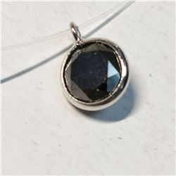 14K WHITE GOLD FLOATING DIAMOND(1.1CT) ON INVISIBLE