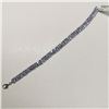 Image 2 : SILVER TANZANITE(8.2CT)  BRACELET