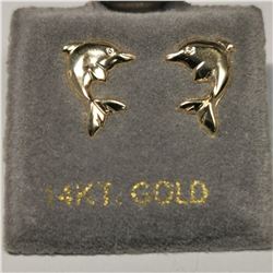 14K YELLOW GOLD  EARRINGS