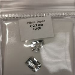 WHITE TOPAZ(2.7CT)  , MADE IN CANADA