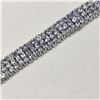 Image 2 : SILVER TANZANITE(9.6CT)  BRACELET