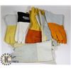 Image 1 : 6 PAIRS OF NEW WORK AND OR WELDING GLOVES