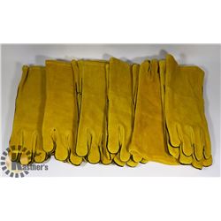 6 PAIRS OF NEW WORK AND OR WELDING GLOVES