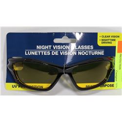 PAIR OF NIGHT VISION GLASSES WITH UV PROTECTION