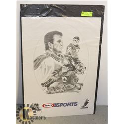 MIKE VERNON KRAFT SPORTS POSTER CALGARY FLAMES