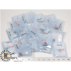 20 PLUS NEW INDIVIDUAL REUSABLE HEAT PADS