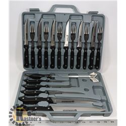GOURMET TRADITIONS 18 PIECE KNIFE SET BRAND NEW