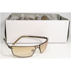 BOX OF BROWN  DESIGNER SUNGLASSES