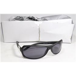 BOX OF BLACK  DESIGNER SUNGLASSES