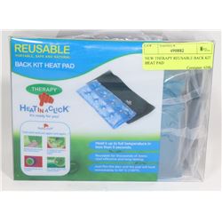 NEW THERAPY REUSABLE BACK KIT HEAT PAD
