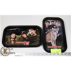 LOT OF TWO TRAILER PARK BOYS METAL TRAYS