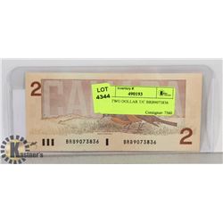 1986 TWO DOLLAR T/C BRB9073836