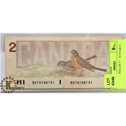 1986 TWO DOLLAR T/C BUT4148131