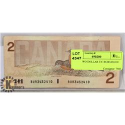 1986 TWO DOLLAR T/C BUR3432410