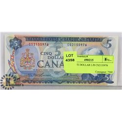 1976  FIVE DOLLAR L/B CS2155976 CUNC FROM ESTATE