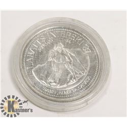 1987 LABATT'S INTERSKI MOUNT TEMPLE TOKEN.  VERY