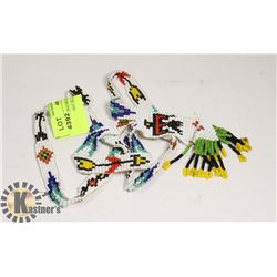 VINTAGE INDIGENOUS MADE BEADED NECKLACE