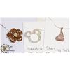 Image 1 : 3 STERLING SILVER .925 CHARMS
