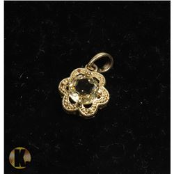 #127-CITRINE PENDANT