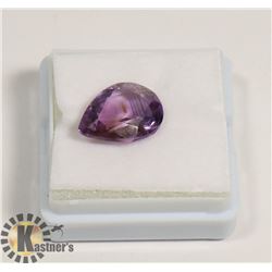 #179-PURPLE AMETHYST PEAR SHAPE GEMSTONE 4.5ct