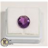 Image 1 : #175-PURPLE AMETHYST OVAL SHAPE GEMSTONE 4.0ct