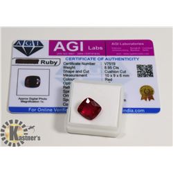 #183-RED RUBY GEMSTONE 8.95ct