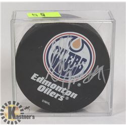 GLENN ANDERSON SIGNED EDMONTON OILERS PUCK COA