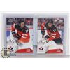 Image 1 : 2 CONNOR MCDAVID CANADA JUNIORS PRE ROOKIE CARDS