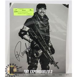 RANDY COUTURE SIGNED EXPENDABLES 3 PHOTO MMA/UFC