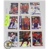 Image 1 : MONTREAL CANADIENS 15 CARD AUTOGRAPHED LOT