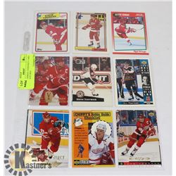 STEVE YZERMAN 18 HOCKEY CARD LOT DETROIT RED