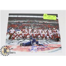 LANNY MCDONALD TORONTO MAPLE LEAFS SIGNED 8X10