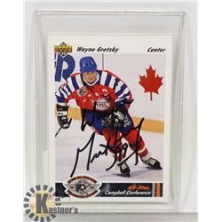 AUTOGRAPHED WAYNE GRETZKY ALL STAR CARD