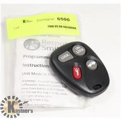GM REPLICA KEY FOB WITH INSTRUCTIONS