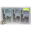 Image 1 : THREE 6PC DRILL ADAPTER SETS