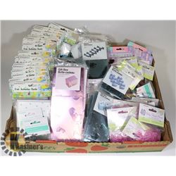 FLAT OF BABY SHOWER SUPPLIES