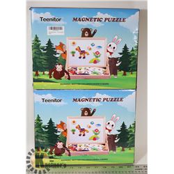 TWO TEENITOR MAGNETIC PUZZLES