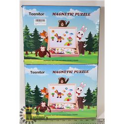 TWO TEENITOR MAGNETIC PUZZLES